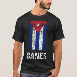 Camiseta Bandera cubana banea el orgullo cubano