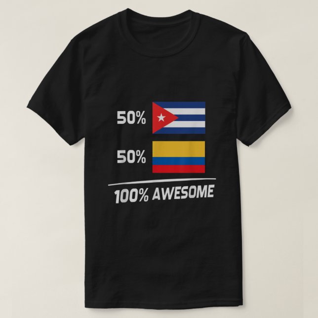 Camiseta Bandera cubana Cuba (Diseño del anverso)