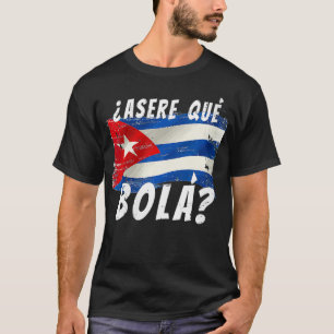 Camiseta Bandera cubana de mujeres divertida en Cuba dice e