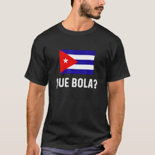 Camiseta Bandera cubana de recuerdo jerga que bola cubano