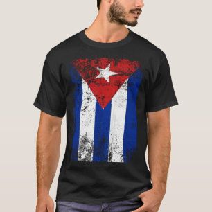 Camiseta Bandera Cubana Revolución del Orgullo Cubano