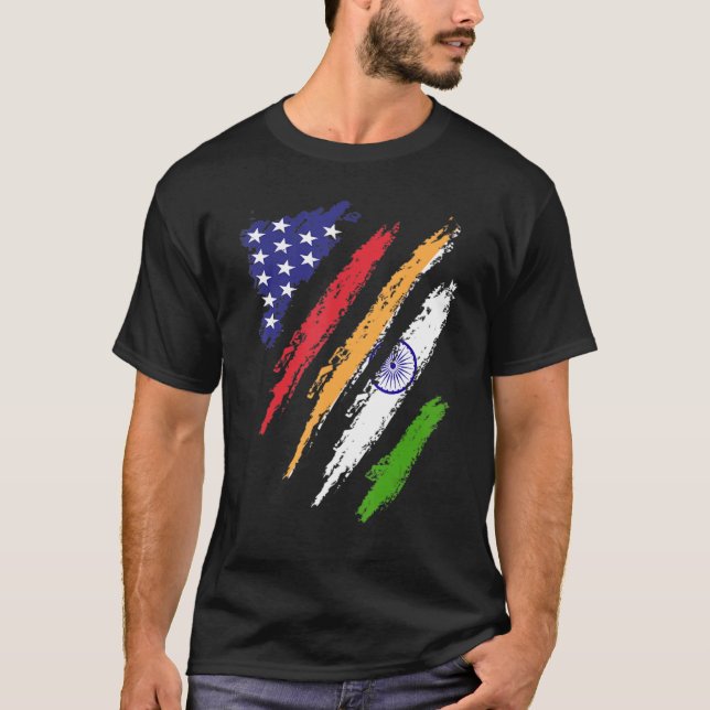 Camiseta Bandera cultivada de Estados Unidos Patrimonio de  (Anverso)