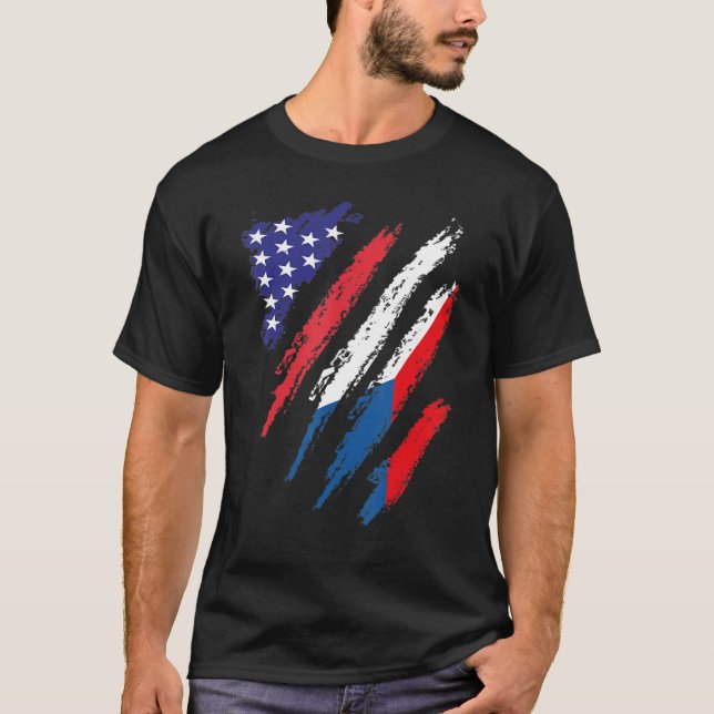 Camiseta Bandera cultivada de los Estados Unidos de América (Anverso)