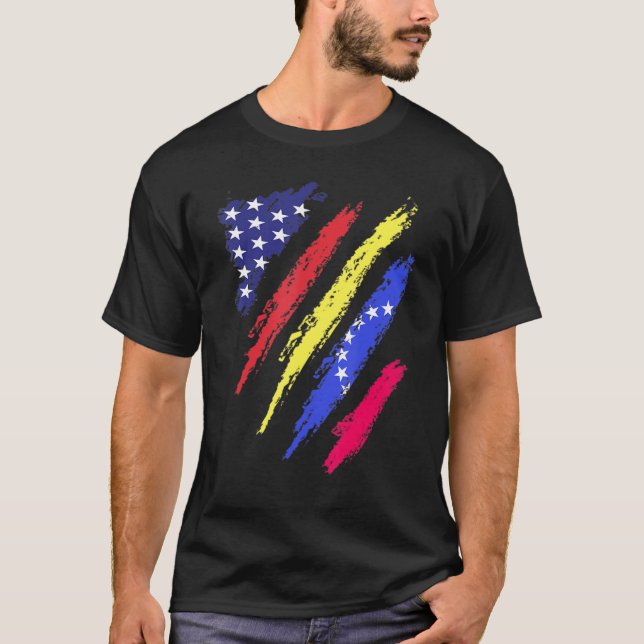 Camiseta Bandera cultivada de Venezuela Patrimonio de la Hu (Anverso)