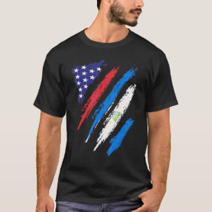 Camiseta Bandera cultivada en Estados Unidos de América Nic