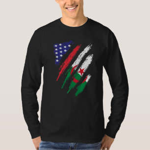 Camiseta Bandera cultivada estadounidense Argelia Patrimoni