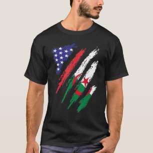 Camiseta Bandera cultivada estadounidense Argelia Patrimoni