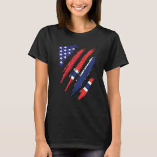 Camiseta Bandera cultivada noruega Estados Unidos Patrimoni