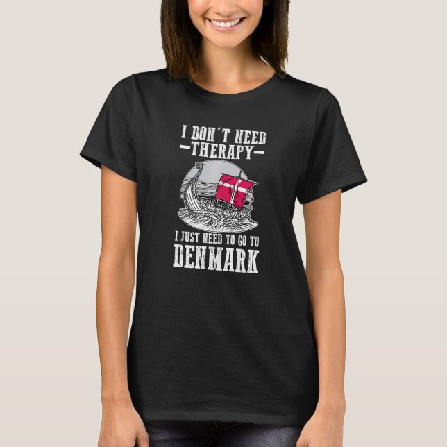 Camiseta Bandera danesa de Dinamarca (Anverso)
