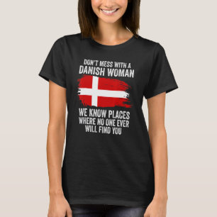 Camiseta Bandera danesa Dinamarca