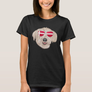 Camiseta Bandera danesa Gran Perro de Montaña Suizo Dinamar