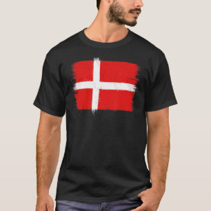 Camiseta Bandera danesa Grundlovsdag Dinamarca Día 5 de jun