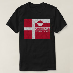 Camiseta Bandera danesa y groenlandesa