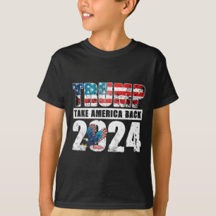 Camiseta Bandera De 2024 Recupera Estados Unidos El 4 De Ju