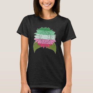 Camiseta Bandera de Abrosexualidad Sunflower Lgbt Queer Abr