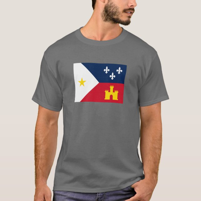 Camiseta Bandera de Acadiana (Anverso)