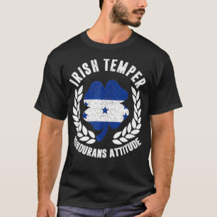 Camiseta Bandera de Actitud de irlandeses de Temper Hondure
