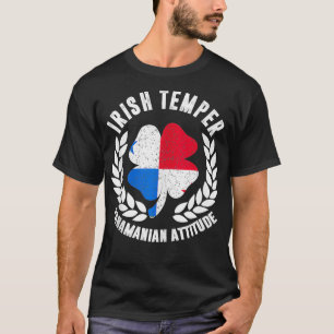 Camiseta Bandera de Actitud irlandesa Temper panameña St Pa