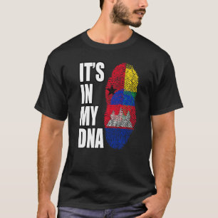 Camiseta Bandera de ADN de la herencia de Guinea-Bissau y C
