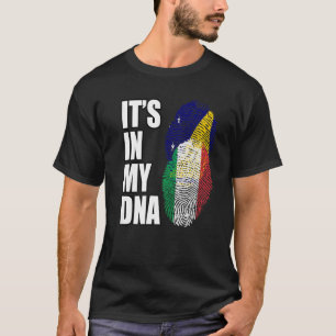 Camiseta Bandera De ADN Del Patrimonio De La Mezcla De Toke