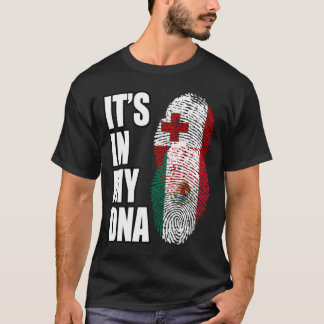 Camiseta Bandera De ADN Del Patrimonio De La Mezcla De Tong