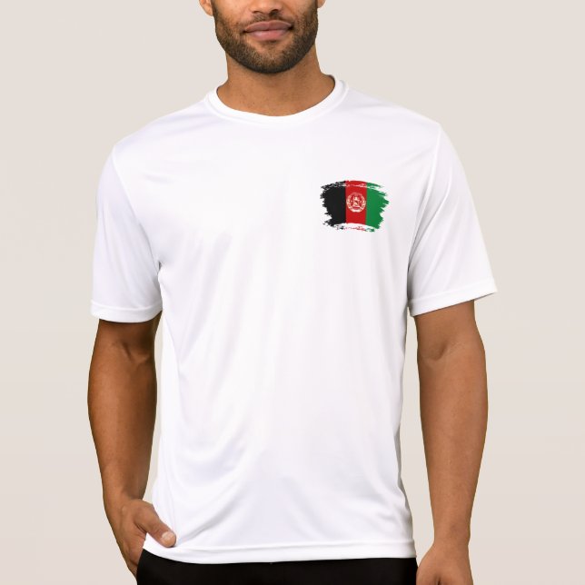 Camiseta bandera de Afganistán (Anverso)