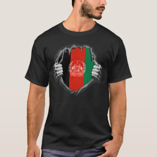 Camiseta Bandera de Afganistán Orgulloso Afgano Mapa de Afg