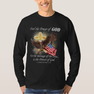 Camiseta Bandera De Águila Estadounidense Patriota Cristian