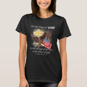 Camiseta Bandera De Águila Estadounidense Patriota Cristian