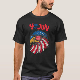 Camiseta Bandera de águila patriótica Guay gafas de sol 4 d