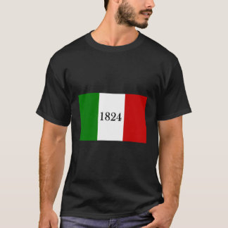 Camiseta Bandera de Álamo 1824 Revolución de Texas Independ