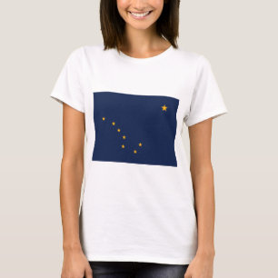 Camiseta Bandera de Alaska
