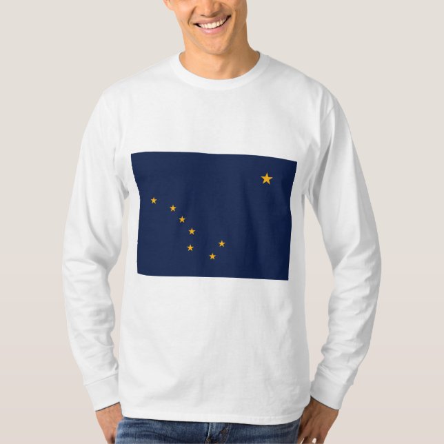 Camiseta Bandera de Alaska (Anverso)