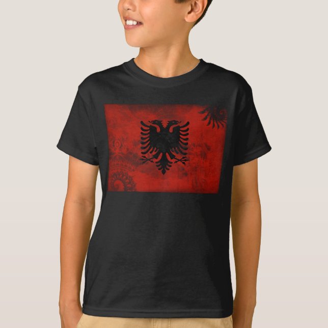 Camiseta Bandera de Albania (Anverso)
