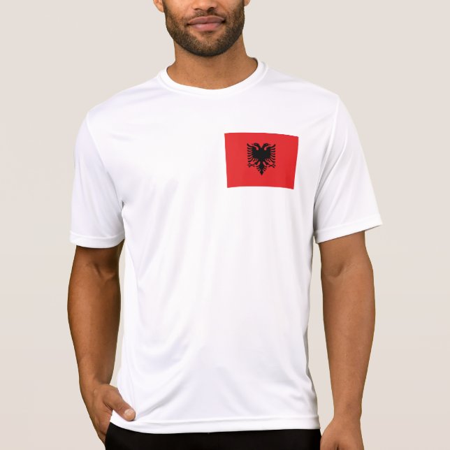 Camiseta Bandera de Albania (Anverso)