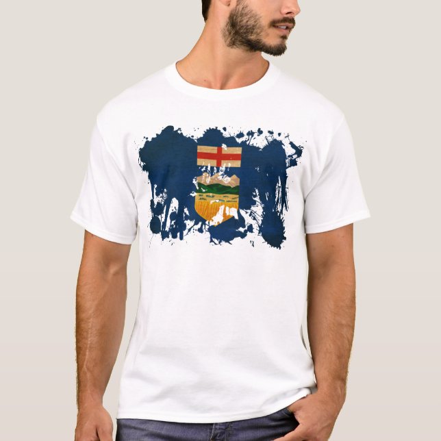 Camiseta Bandera de Alberta (Anverso)