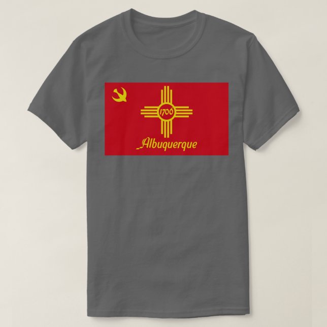 Camiseta Bandera de Albuquerque (Diseño del anverso)