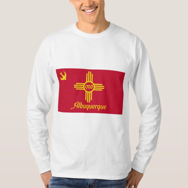 Camiseta Bandera de Albuquerque (Nuevo México) (Anverso)