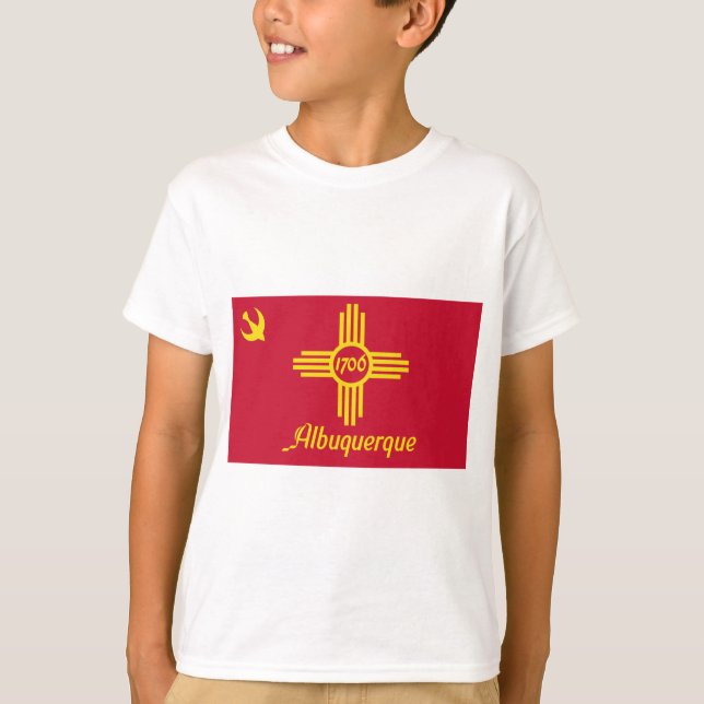 Camiseta Bandera de Albuquerque (Nuevo México) (Anverso)