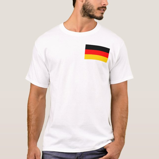 Camiseta Bandera de Alemania (Anverso)