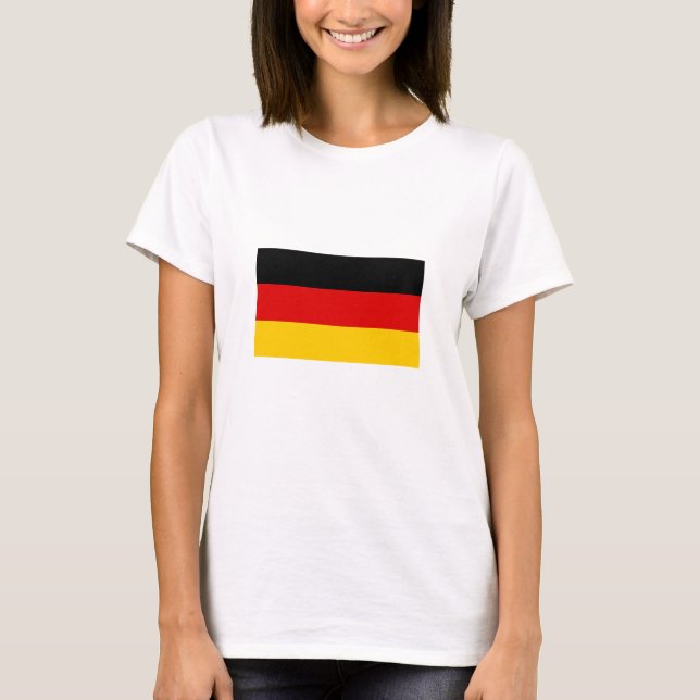 Camiseta Bandera de Alemania (Anverso)