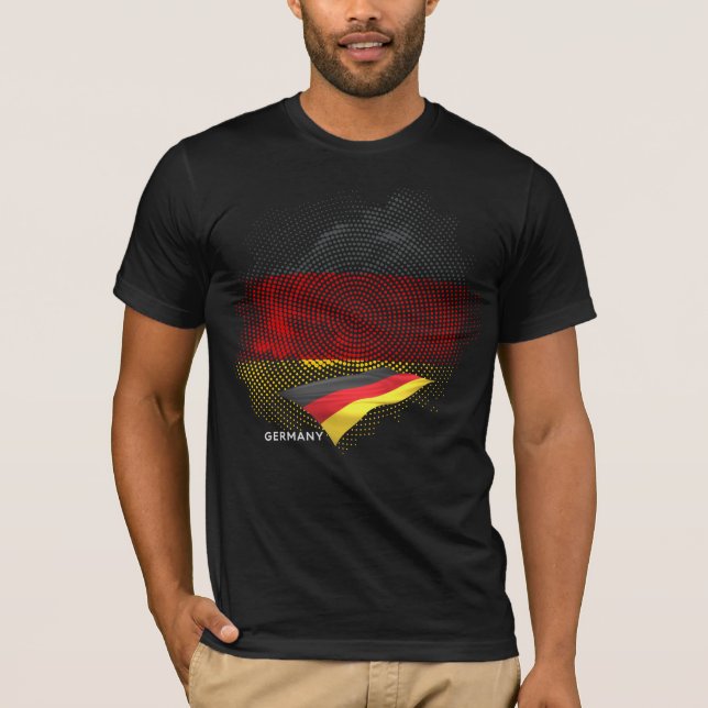 Camiseta bandera de Alemania (Anverso)