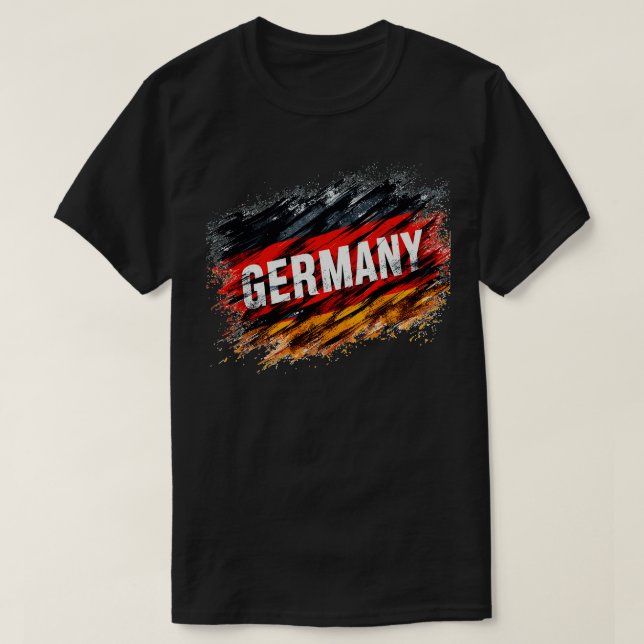 Camiseta Bandera de Alemania (Diseño del anverso)