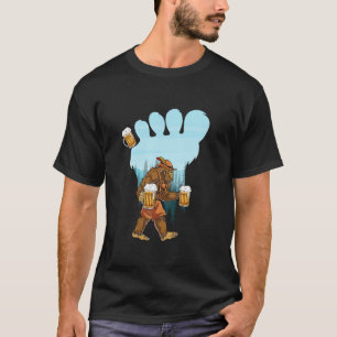 Camiseta Bandera de Alemania Bigfoot Lederhosen Beer Lover 