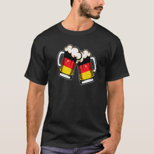 Camiseta Bandera de Alemania Cerveza Mug Guay Cerveza alema