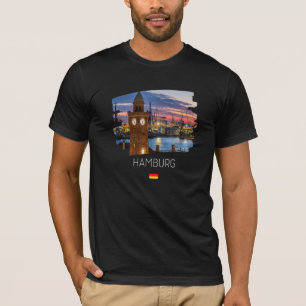 Camiseta Bandera de Alemania de Hamburgo