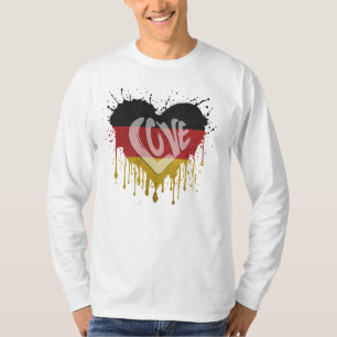 Camiseta Bandera de Alemania del amor
