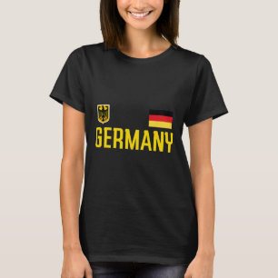 Camiseta Bandera de Alemania Deutschland Fútbol Fútbol Fan