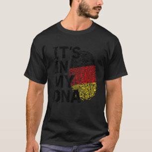 Camiseta Bandera de Alemania Está En Mi Adn Raíces Alemanas