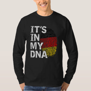 Camiseta Bandera de Alemania Está En Mi Adn Raíces Alemanas
